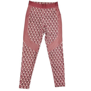 Guess Eco Red G Cube Daria Active Pant Size Large Workout Pants Leggings